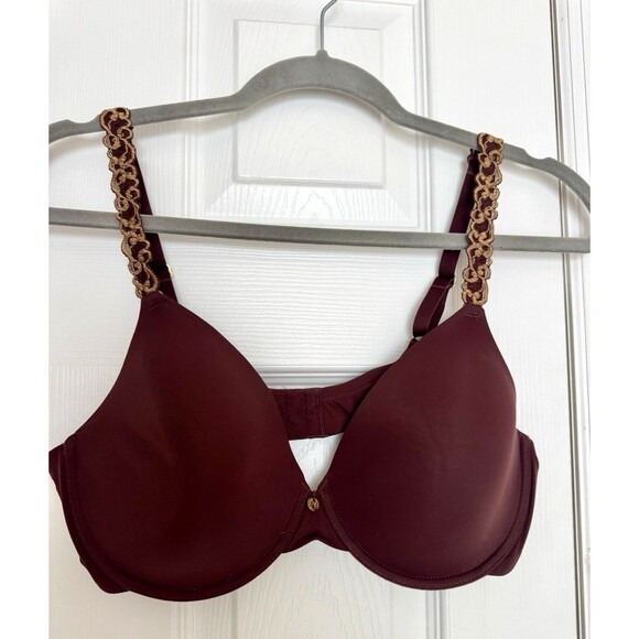 Natori Other - Natori Pure Lux Underwire T-shirt Smooth Contour Bra In Cocoa Brown 38C